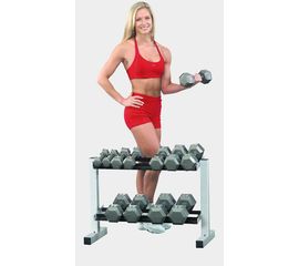 Подставка для гантельного ряда (5 пар) Body Solid Powerline PDR282, фото 