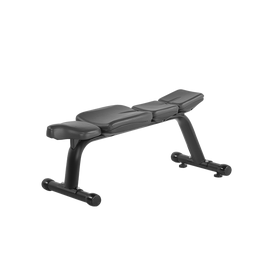 Скамья горизонтальная (ЧЕРНЫЙ) BRONZE GYM H-036A, фото 
